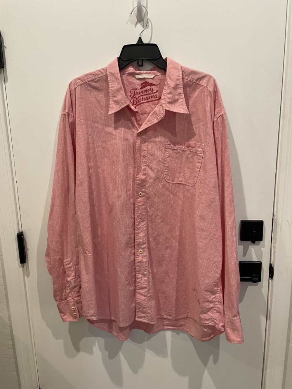Tommy Bahama Relax Men's Pink button front shirt - Size XXL - Retail $130
